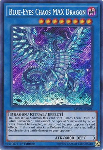 Dragón Caos Máximo De Ojos Azules Secret Raro Yugioh