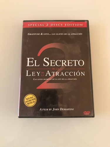 Dvd - El Secreto De La Ley De La Atracción 2 (edición 2 Cds)