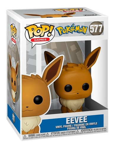 Figura De Acción Pokémon Eevee De Funko Pop! Games
