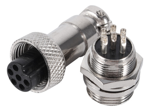 Conector Hembra Aviation, Juego De 10 Conectores Gx12 De 6 P