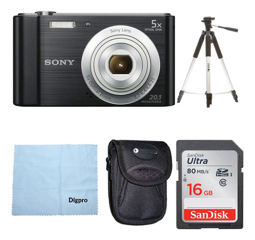 Sony Mp Camara Digital Zoom Optico (negro) Bundle Tarjeta Sd