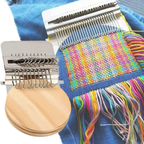 Darning Mini Maquina Telar Madera  Herramienta Tejido Tipo