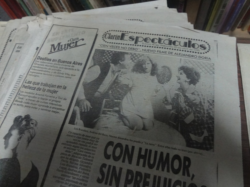 Clarin Espectaculos 1990 Alejandro Doria Gasalla Gambas Gay