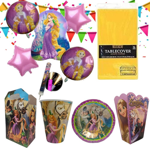 Rapunzel Articulo Fiesta Cumpleaños Decoración