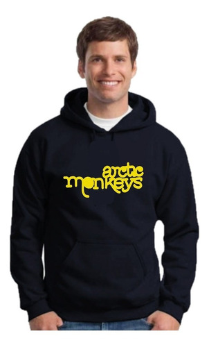 Buzo Hoodie Arctic Monkeys - Canguro Con Capucha Unisex - A4