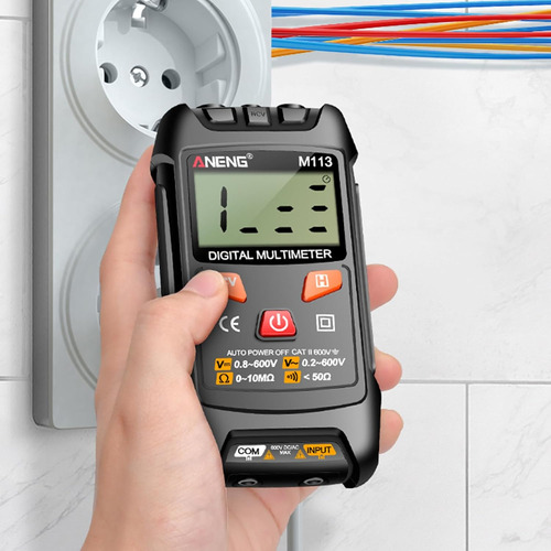 Electricista Essential Super Amperímetro Voltímetro Ohmímetr