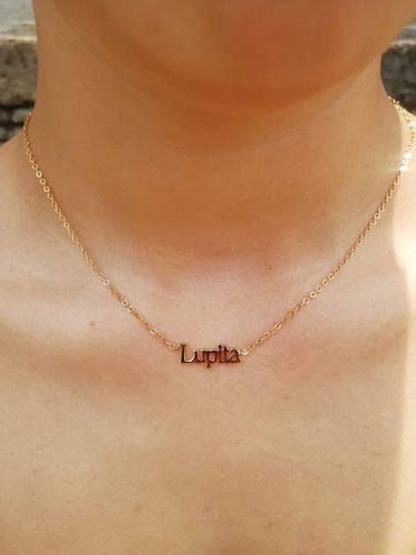 Collar Con Nombre Mini Personalizado Envio Gratis