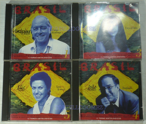 4 Cd Colección Brasil  Noticias Nº 1,3,4,5.