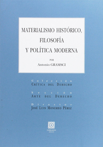 Materialismo Historico, Filosofia Y Politica Moderna Nº1