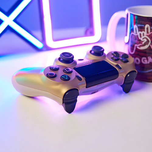Control Inalámbrico Sony Ps4 Dualshock 4 Dorado Gold
