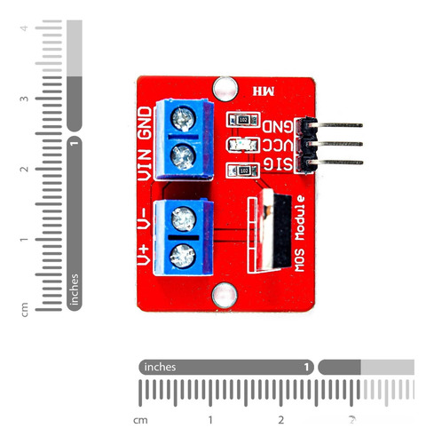 Módulo Dimmer Dc Mosfet Irf520 Pwm Arduino