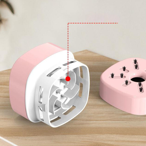 2 Aspiradora De Escritorio, Barredora De Polvo De Mesa, Rosa