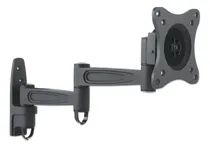 Comprar Soporte Para Monitor De 13  A 27  De Pared Manhattan 423670 Con Movimiento Articulado Máximo 15kg Negro