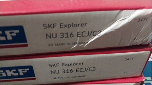 Rodamiento Nu 316 Ecjc3 Marca Skf