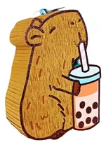 Comprar Piñata Capibara Carpincho Cumpleaños Chocolate Capibara Carpincho Vaso Geométrico Grande