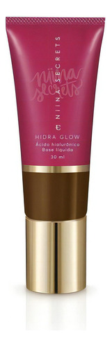 Base de maquiagem em líquida Eudora Niina Secrets Hidra Glow Cor 95 tom médio - 30mL