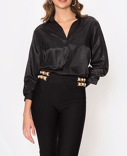 Blusa Studio F S174102 Negro