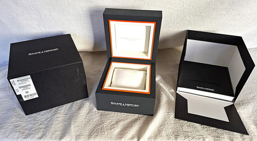 Baume & Mercie Caja Vacia Reloj Impecable Verde Oscuro (Usado)