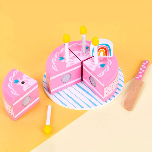 Cortar Los Juguetes De La Torta De Cumpleaños Simule Cortarl