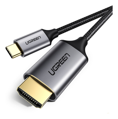 Ugreen Mm142 - Cable micro USB tipo C a HDMI, color negro
