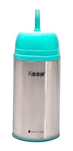 Keep Termo Mate Autocebante Acero Inoxidable Colores 400 Ml 