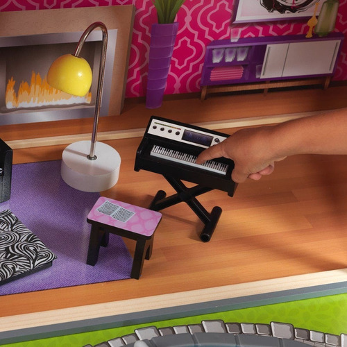 Mega Casa De Muñecas Uptown Kidkraft Con Accesorios