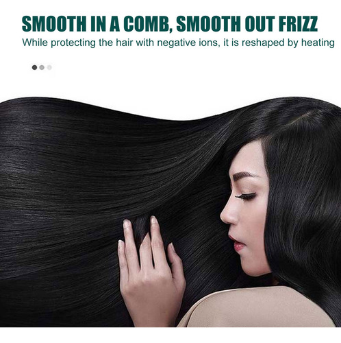 Herramienta Para Alisar El Cabello Color Verde 3 Engranaje