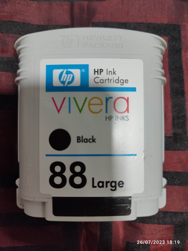 Cartucho De Tinta Hp 88 Negro C9396a Lleno Nuevo Caracas 