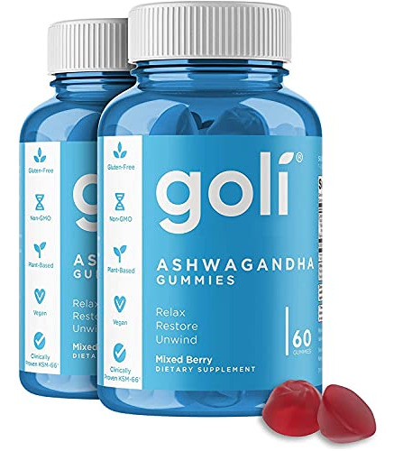 Goli Ashwagandha Amp; Vitamina D Gommy 120 Cuenta - 3nzvm