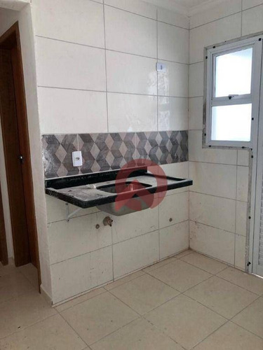 Imagem 13 de 14 de Apartamento Com 1 Dormitório À Venda, 39 M² Por R$ 265.000,00 - Boqueirão - Praia Grande/sp - Ap3618