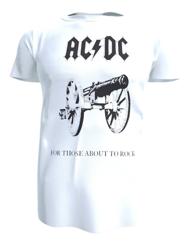 Polera Diseño Ac/dc, Unisex Poliester 