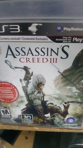 Assassin's Creed Iii Ps3 (físico) Original 