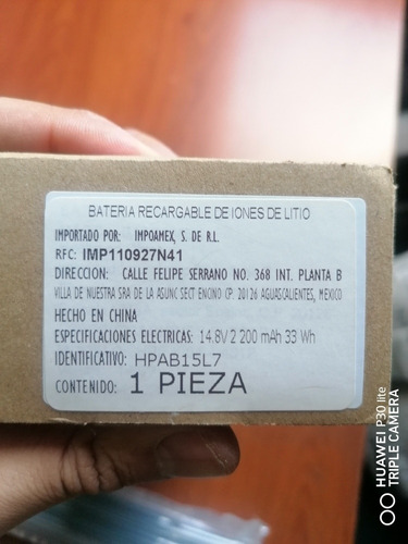 Batería Recargable Hp Ki04-5