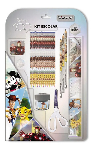 Kit De Uso Escolar Disney 100 Niño 