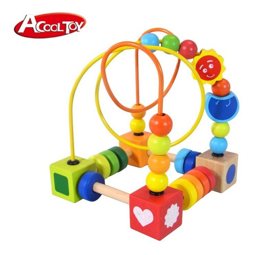 Imagen 6 de 9 de Prono Laberinto Cuadrado Madera Didactico Acool Ac7664