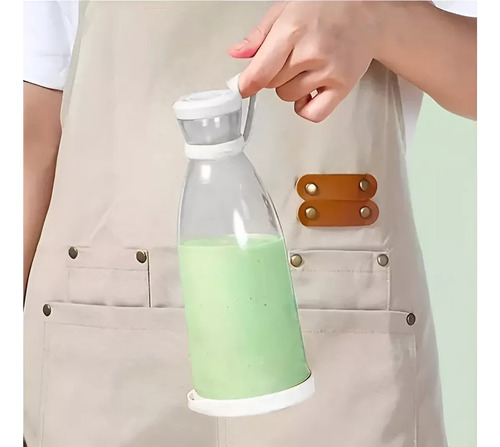 Mini Licuadora Para Batidos Y Batidos, Portátil, Recargable Color Blanco