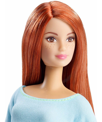 Barbie Made To Move 2016 Ruiva Sardas Feita Mexer