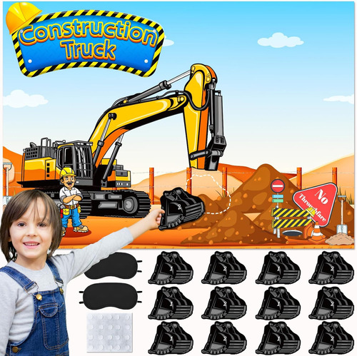 Ipartycool Juegos De Construcción, Pin The Bucket On The Exc