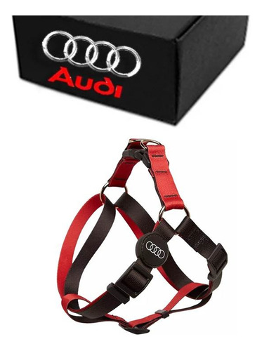 Corda Para Pet Simbolo Audi Tamanho P M G Cor Vermelho Corda Audi