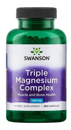 Swanson Triple Magnesio Complex 400 Mg 100 Caps Sfn