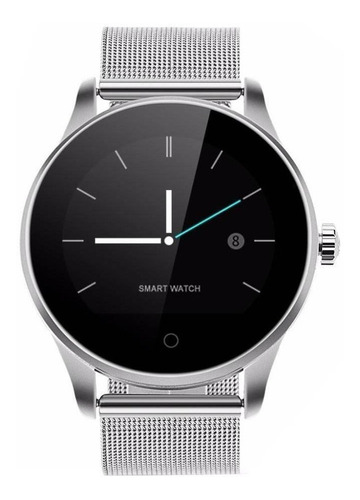 Smartwatch Diggro K88H 1.22" caixa de  liga de zinco  silver, pulseira  silver