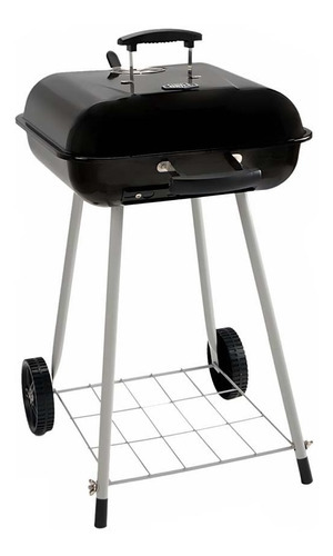 Asador Para Carbon Expert Grill Con Ruedas Color Negro