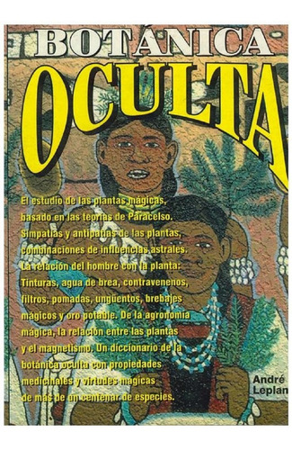 Libro, Botanica Oculta De Paracelso.