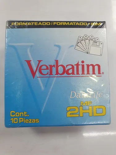 Diskettes Verbatim 1,44 Mb Nuevos Y En Caja X 10