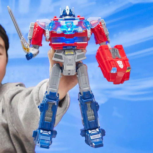 Boneco Transformers Power Flip Orion Pax Optimus - F9209