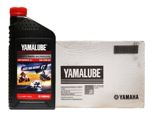 Caja Aceite Yamalube 20w50 1l - 12 Pzas.