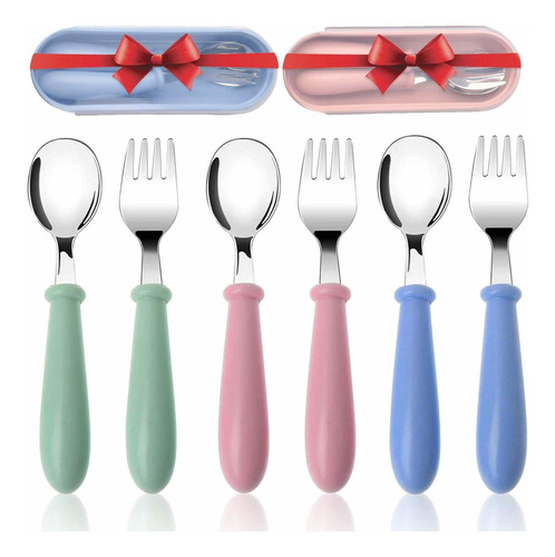 Baby Fork And Spoon Toddler Utensils Spoons Forks Tableware 