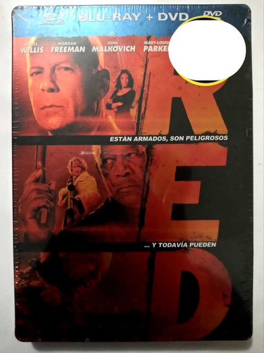 Red Edición Steelbox Bluray Y Dvd Bruce Willis, M. Freeman (Usado)