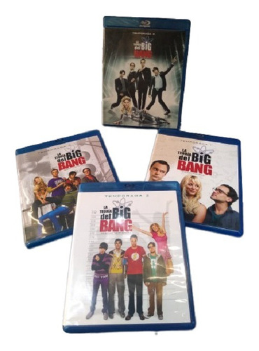 The Big Bang Theory Temporada 1-4 Nueva Blu-ray