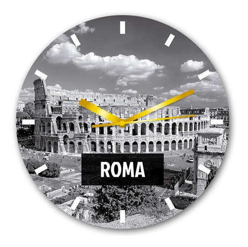 Reloj De Pared Buenos Aires New York Sidney Roma 25cm C/u